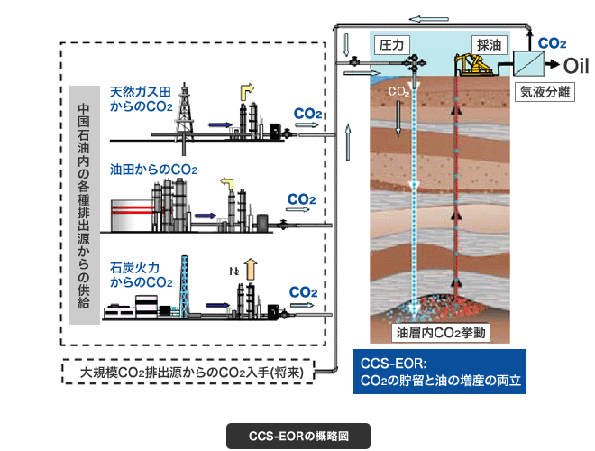 CCS-EORの概略図